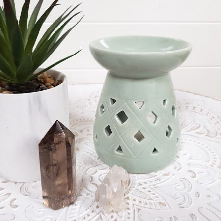 Keramik Duftlampe mint